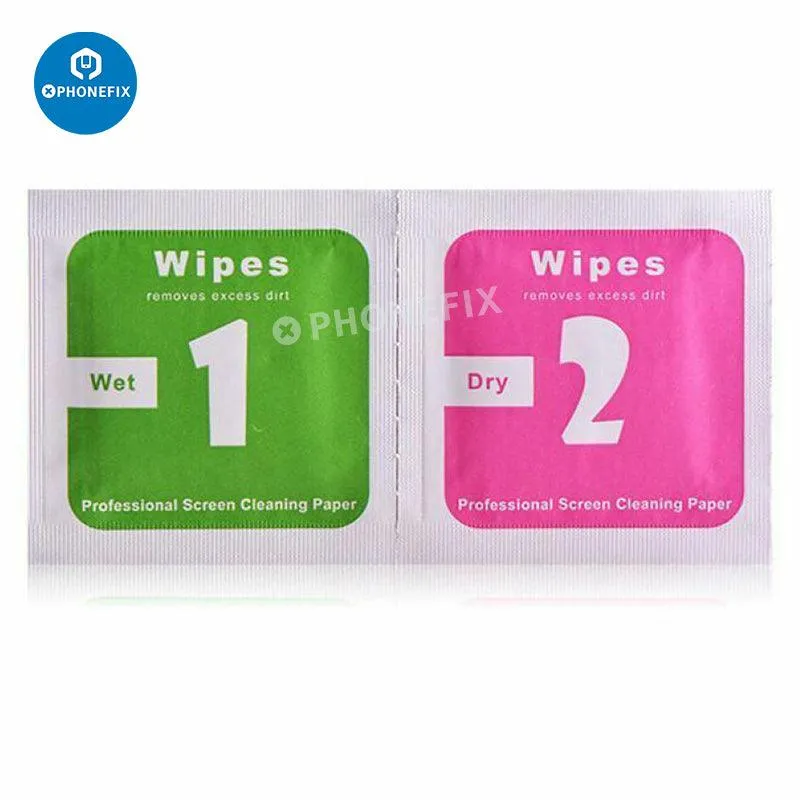 2 In 1 Wet And Dry Wipe Phone Tablet Laptop Screen Cleaning Paper