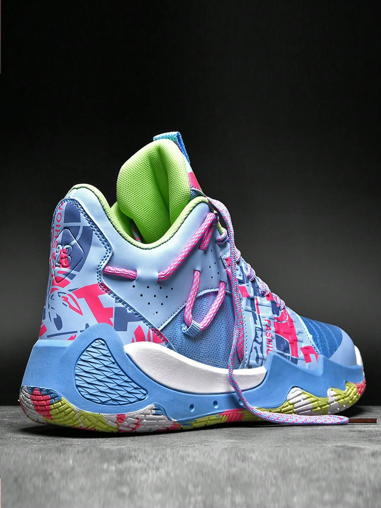 2024 New Release: Women's High Top Basketball Shoes with Shock Absorption and Wear Resistance