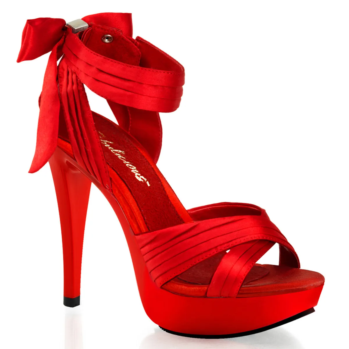 5" Heel Pleated Straps Sandal (COCKTAIL-568)