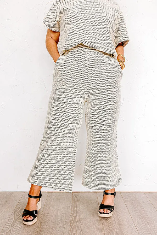 A-Lister Status High Waist Trousers Curves