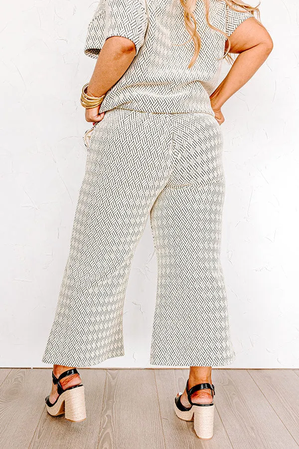 A-Lister Status High Waist Trousers Curves