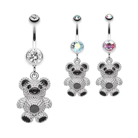 Adorable Teddy Bear Belly Dangle