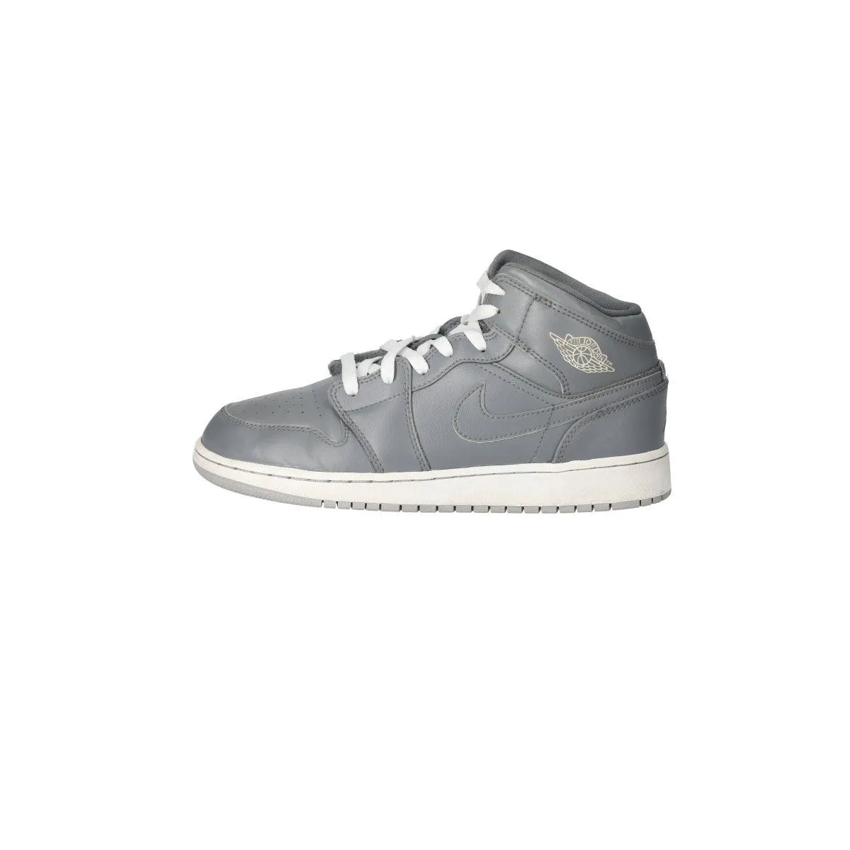 Air Jordan 1 Retro Gs Sneakers Leather Grey Colour For Kids