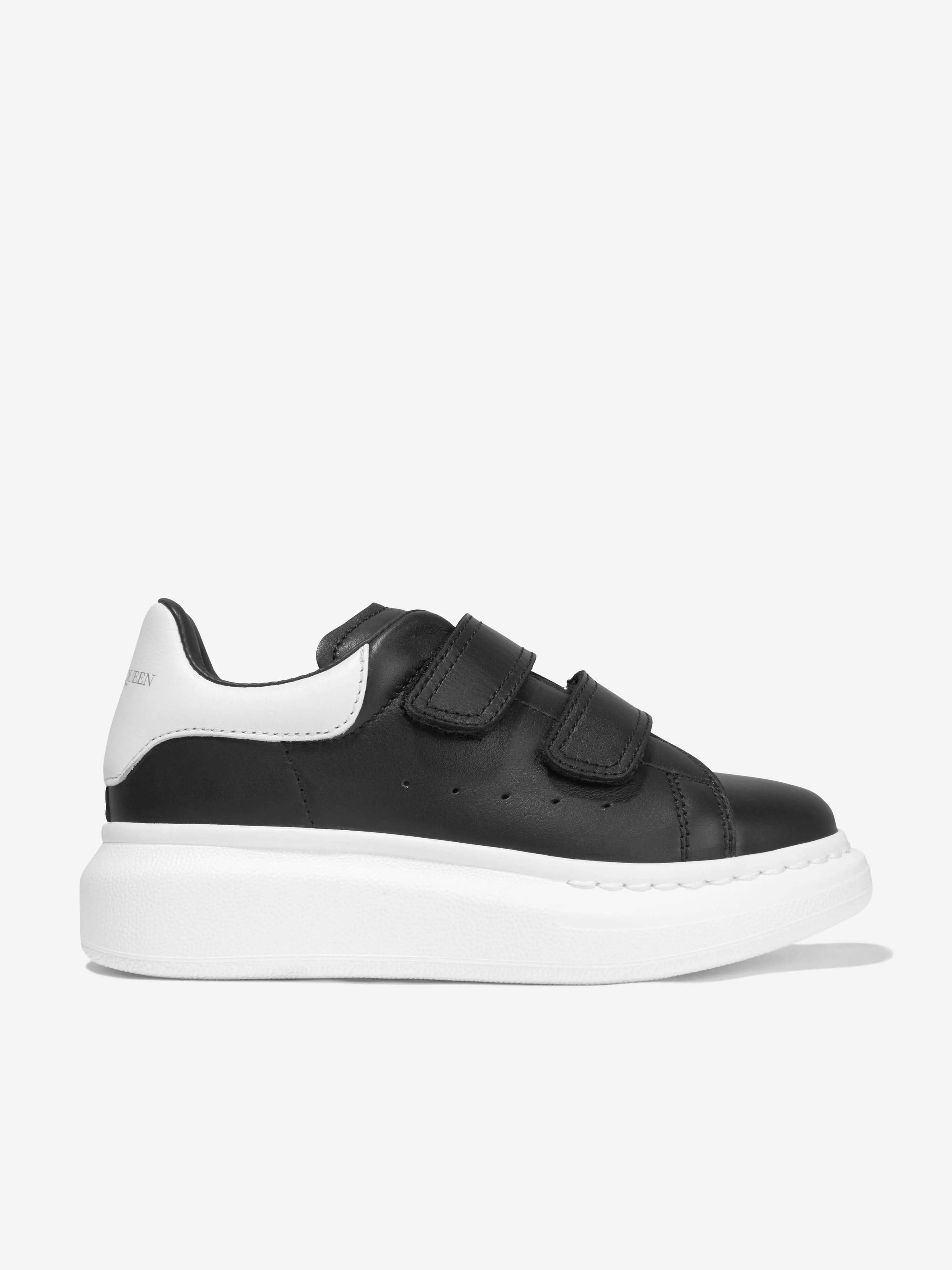 Alexander McQueen Unisex Leather Velcro Strap Trainers