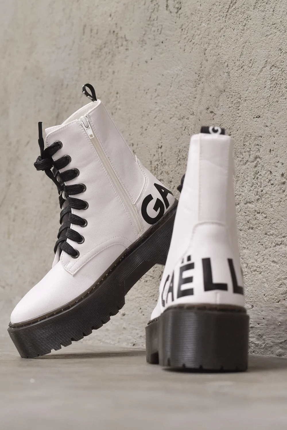 Anfibio Combat Boot - Bianco