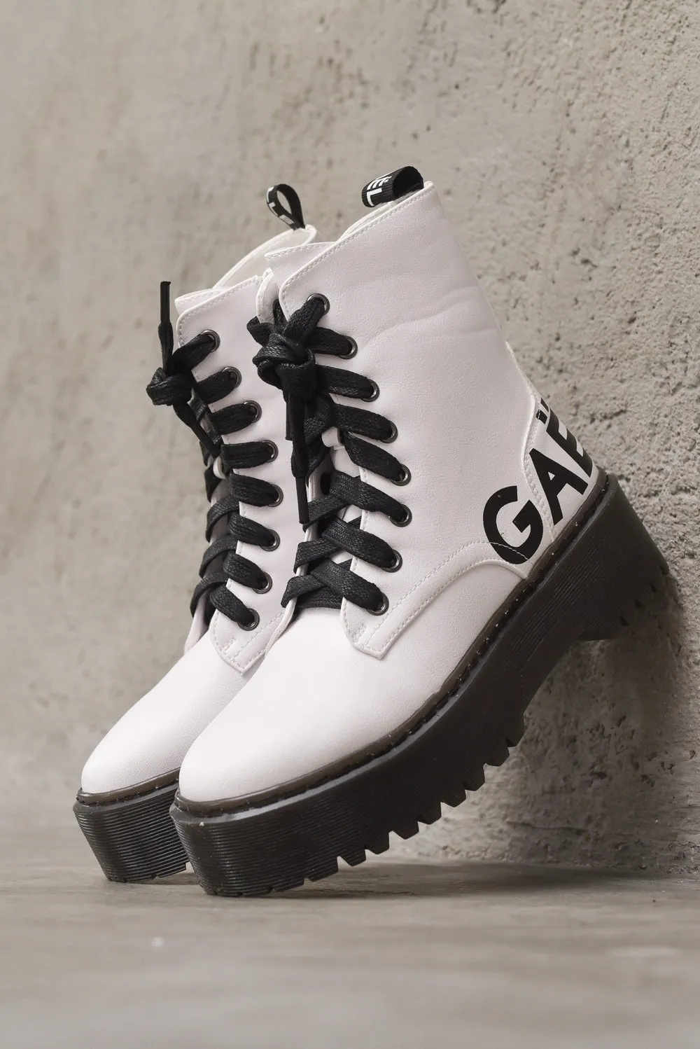 Anfibio Combat Boot - Bianco