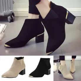 Ankle Sexy Pointed Toe Martin Boots