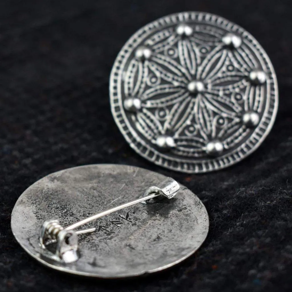 Asgard Medium York Disc Brooch