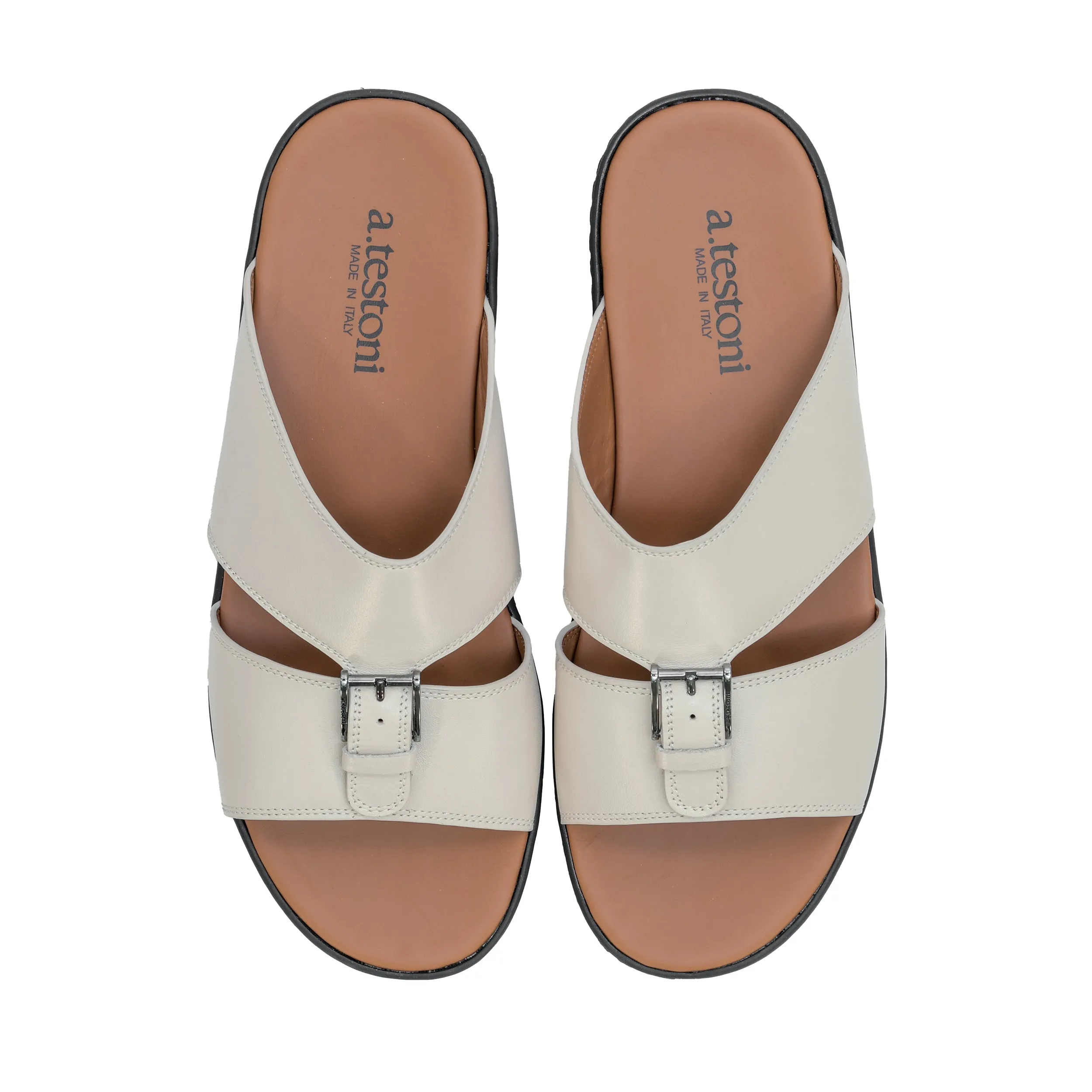 A.Testoni Sandal Tsg Beige Napa Calf