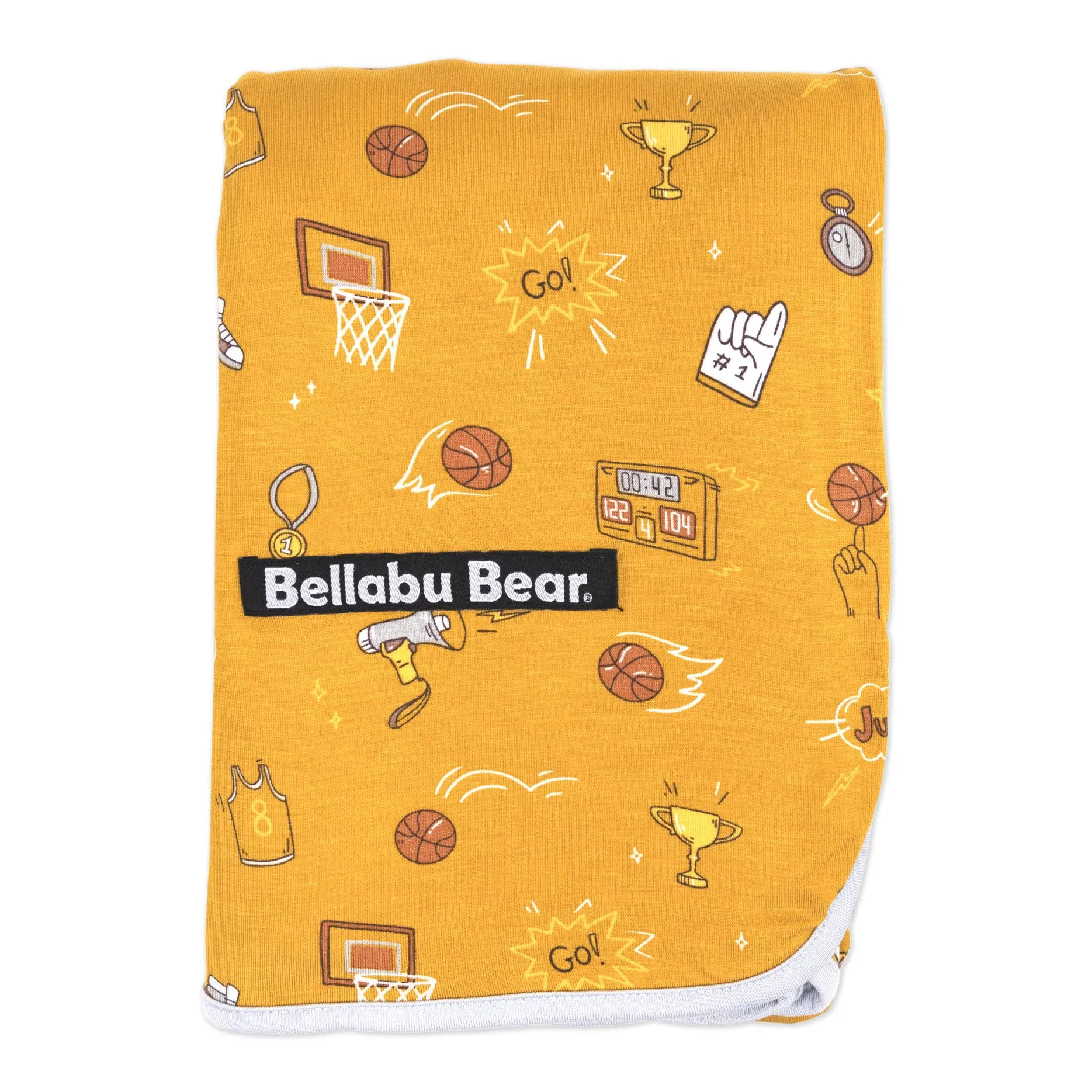 Basketball Bamboo Reversible Blanket