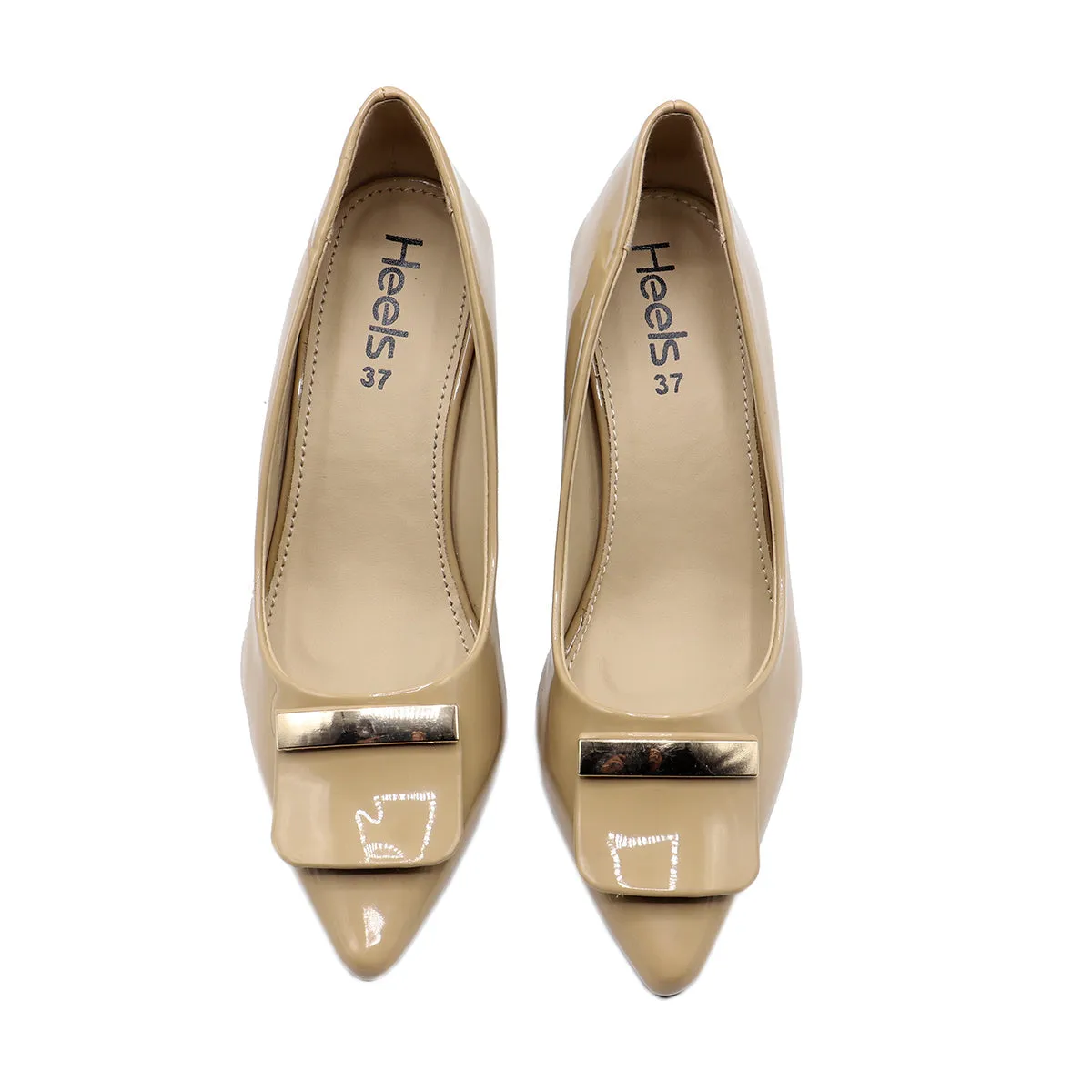 Beige Formal Court Shoes 085477