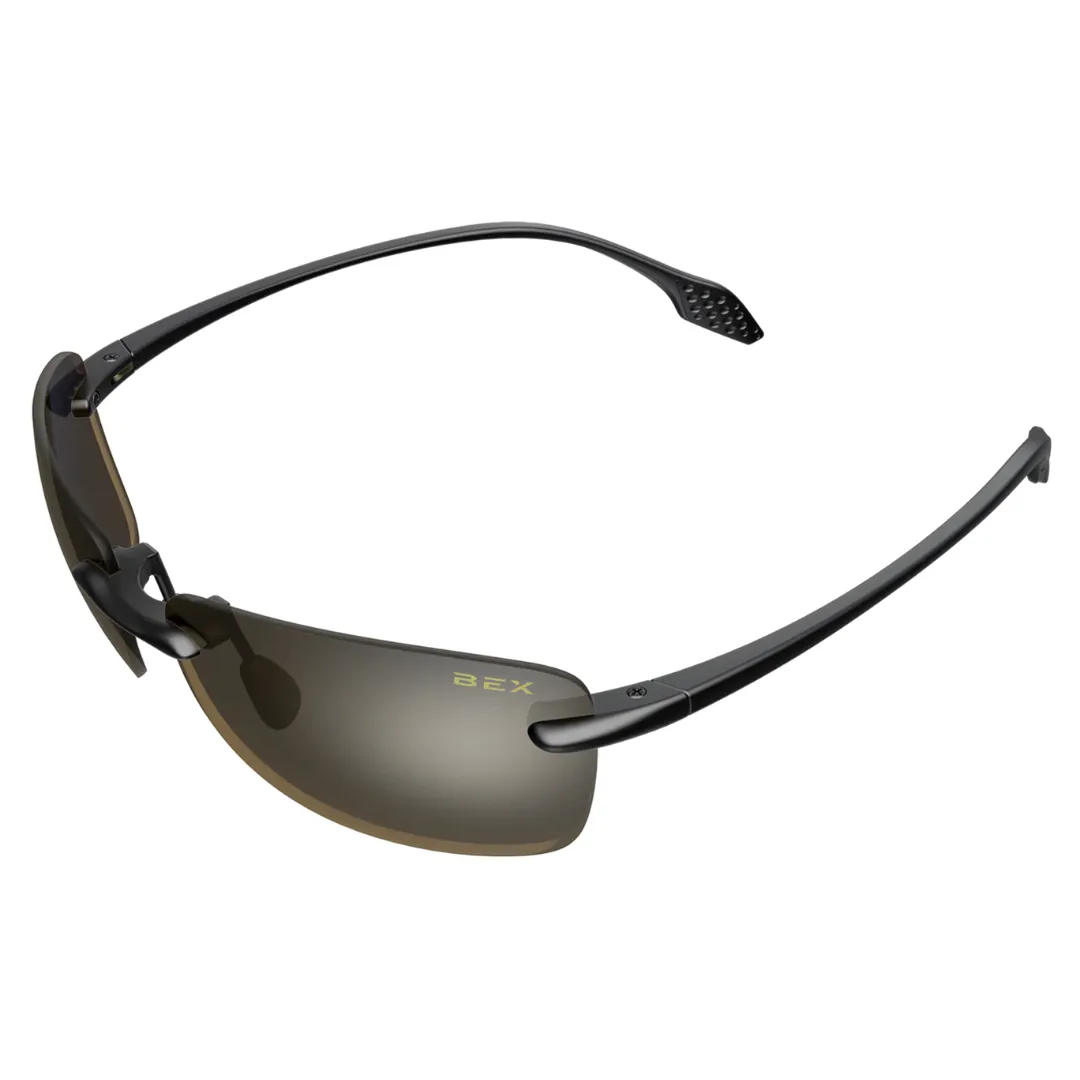 BEX Jaxyn X Polarized Rimless Lightweight Sunglasses