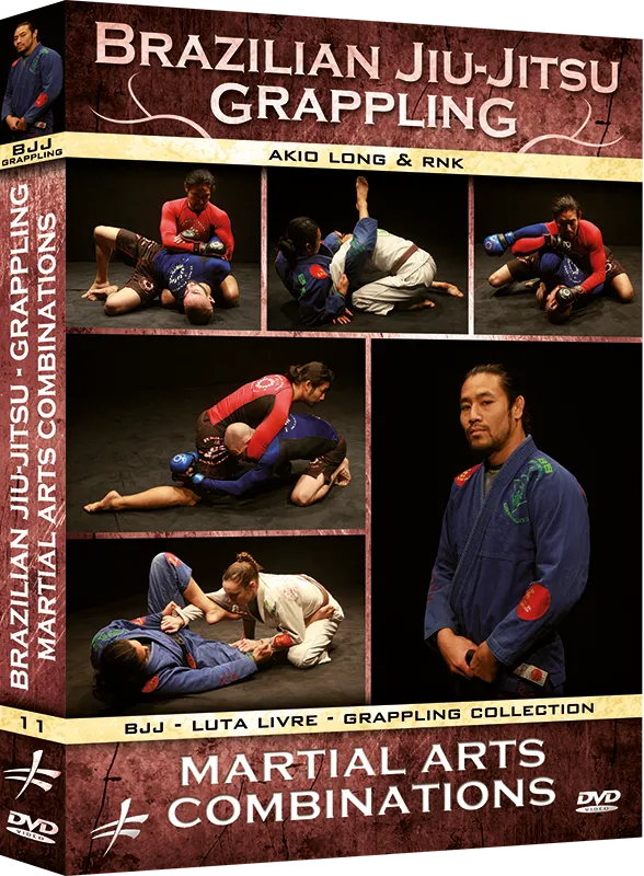 BJJ & Grappling Martial Arts Combinations DVD by Akio Long & Rnk