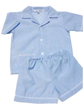 Blue Stripe Short PJ