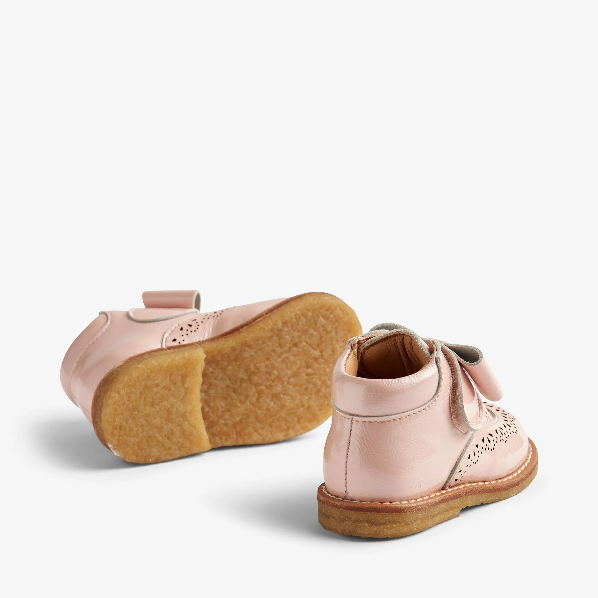 Bootie Velcro Bowy - rose ballet