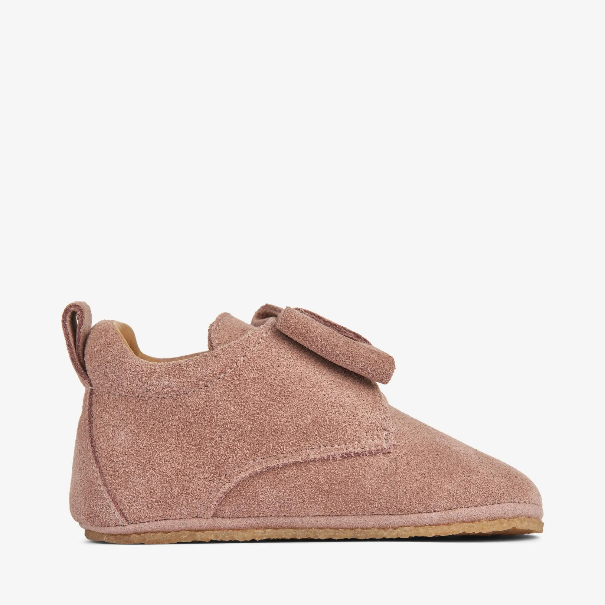 Bow Indoor Shoe | Baby - dusty rouge