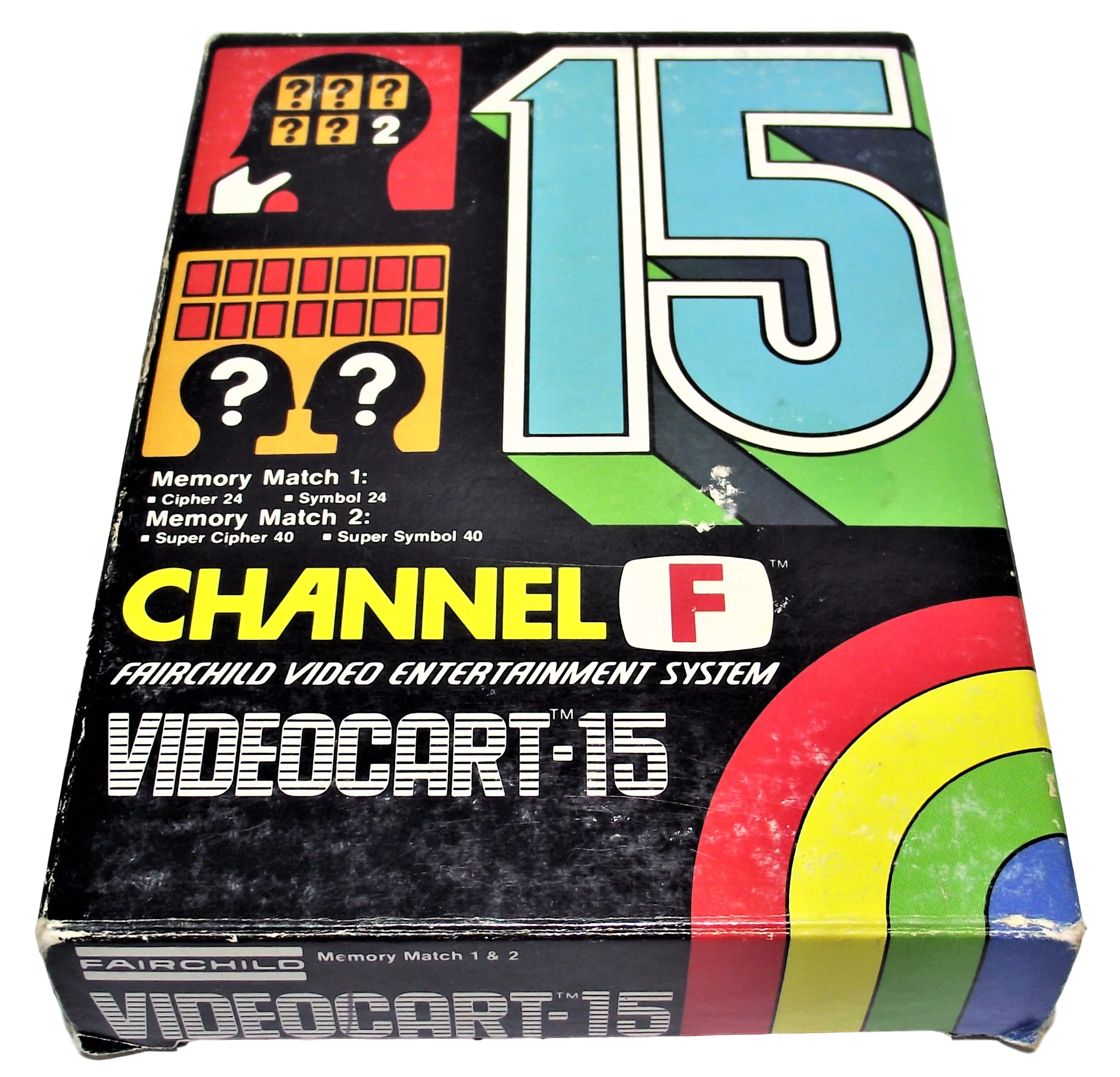 Boxed Channel F Videocart Fairchild Video Entertainment System 15 Memory Match