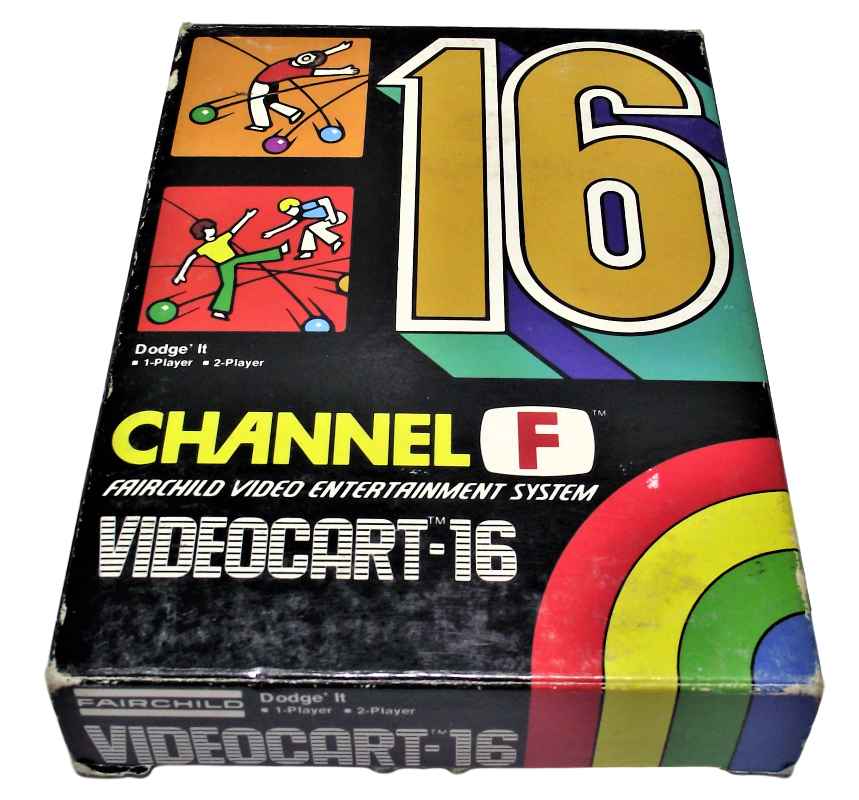 Boxed Channel F Videocart Fairchild Video Entertainment System 16 Dodge It