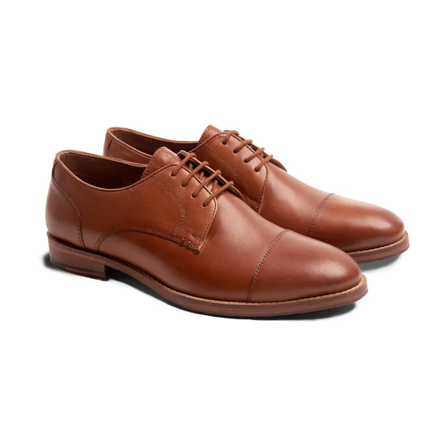 British Tan Captoe Shoes