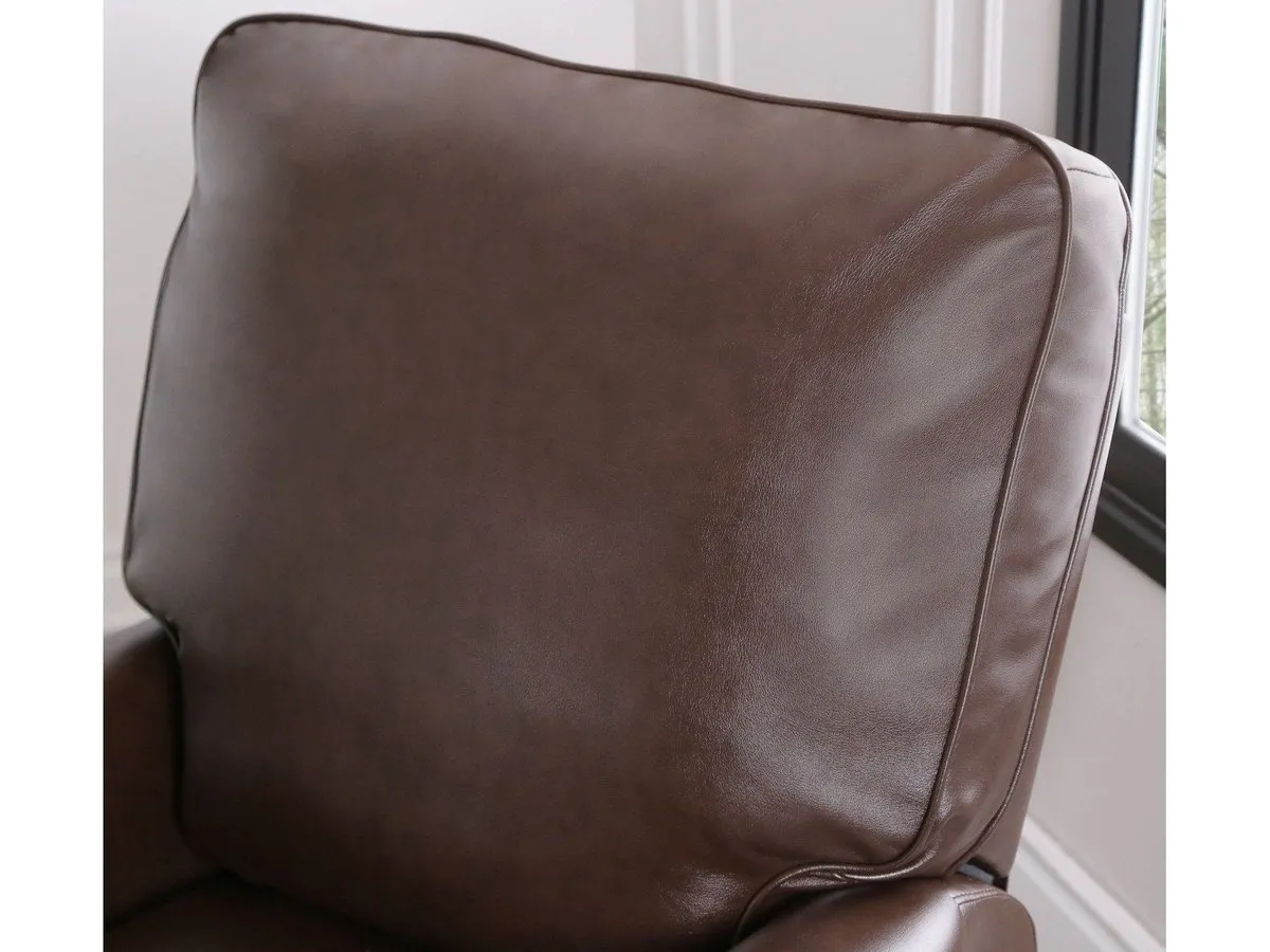 Carla Leather Pushback Recliner