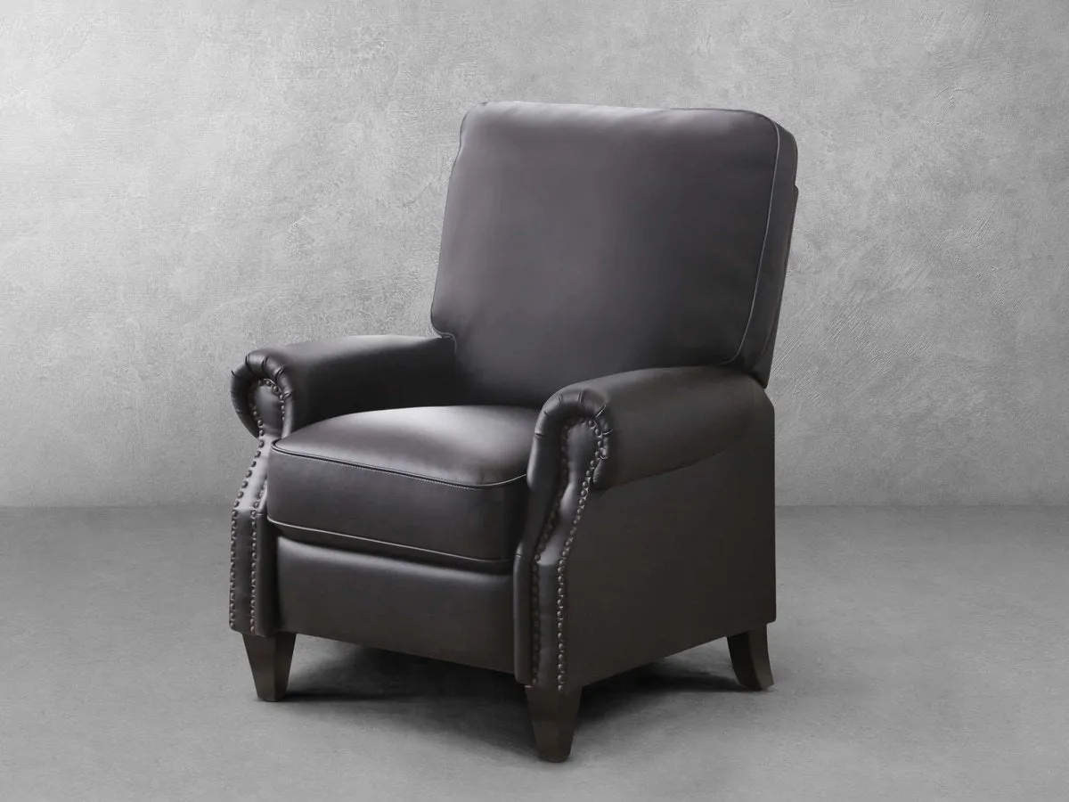 Carla Leather Pushback Recliner