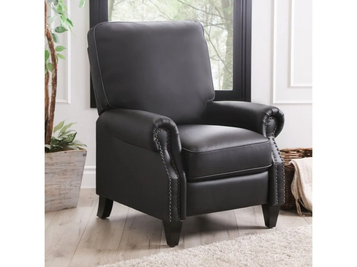 Carla Leather Pushback Recliner