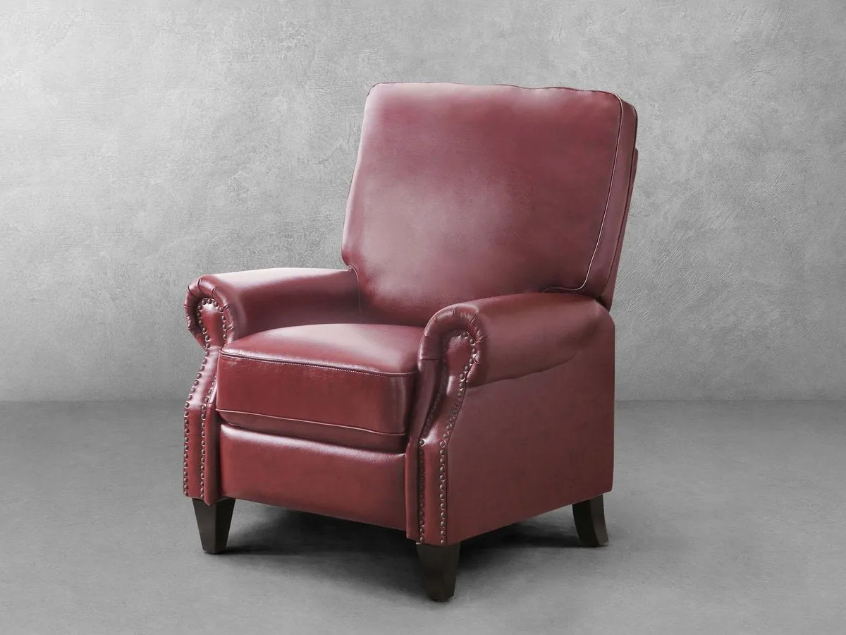 Carla Leather Pushback Recliner