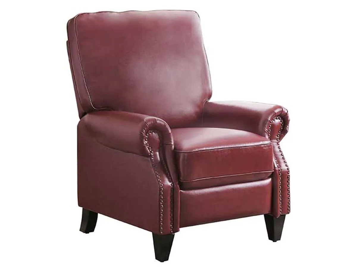 Carla Leather Pushback Recliner