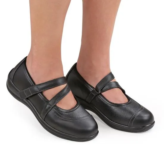 Celina - Black Mary Jane Shoes 865