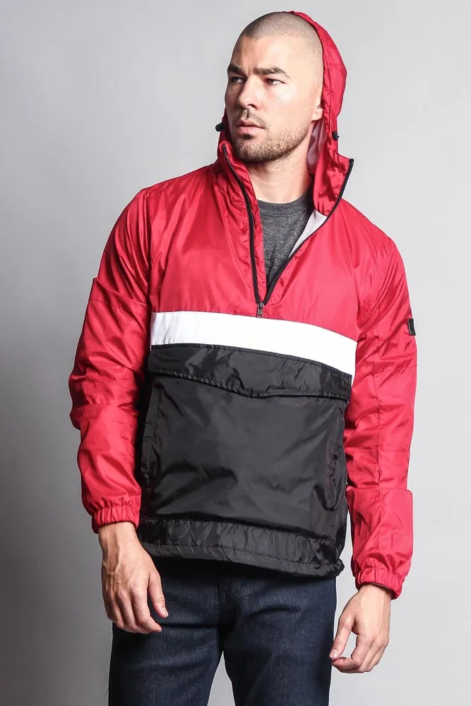 Contrasting Wind Breaker Hoodie