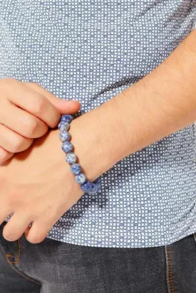 CORADO CHARM BRACELET IN TIE DYE BLUE