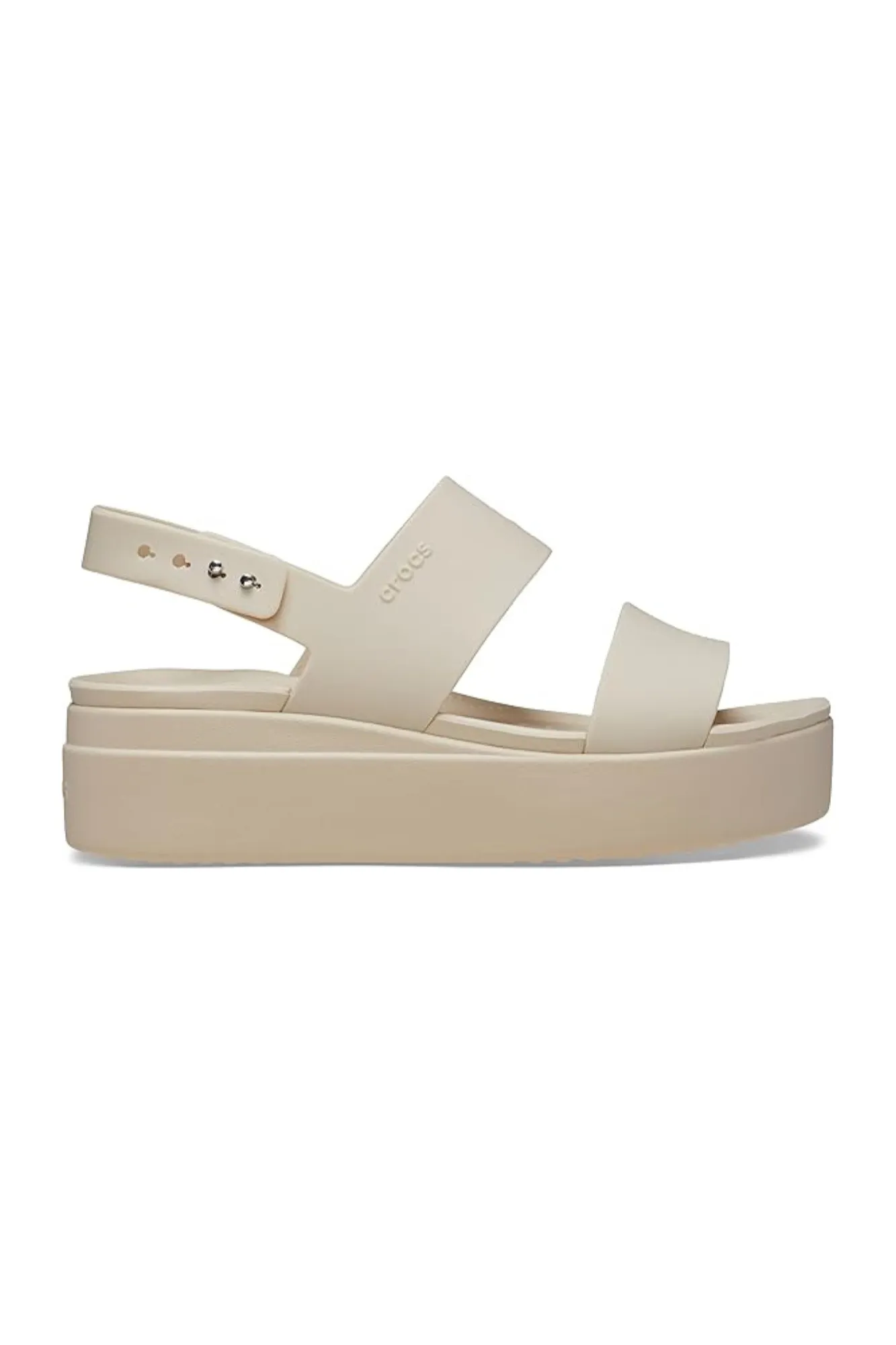 Crocs Brooklyn Low Wedge Sandstone