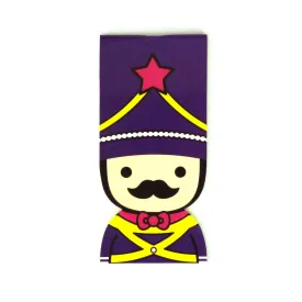 Cute Soldier Notepad - Purple