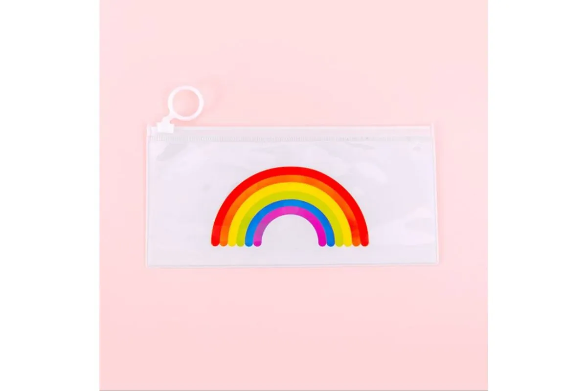 Cute White Ring Zip Case