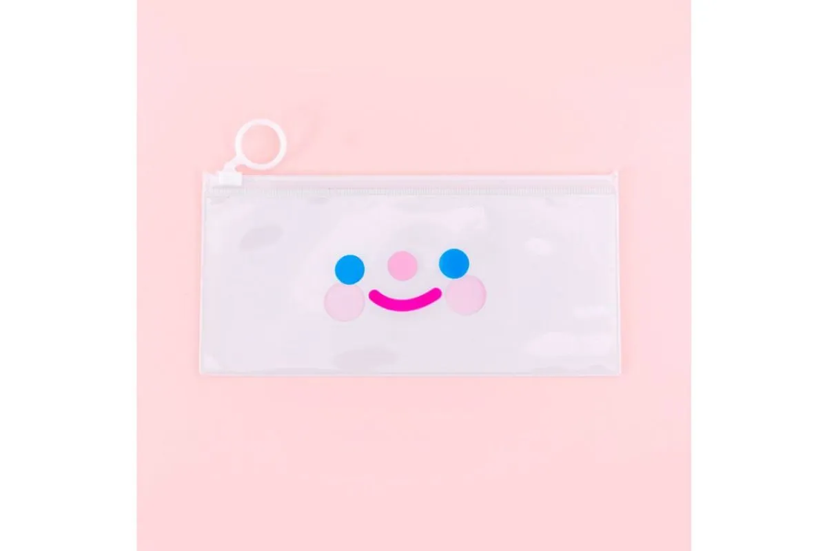 Cute White Ring Zip Case