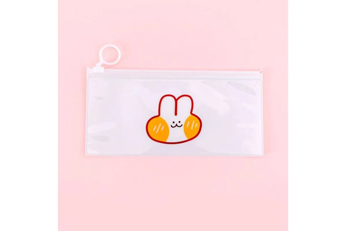 Cute White Ring Zip Case