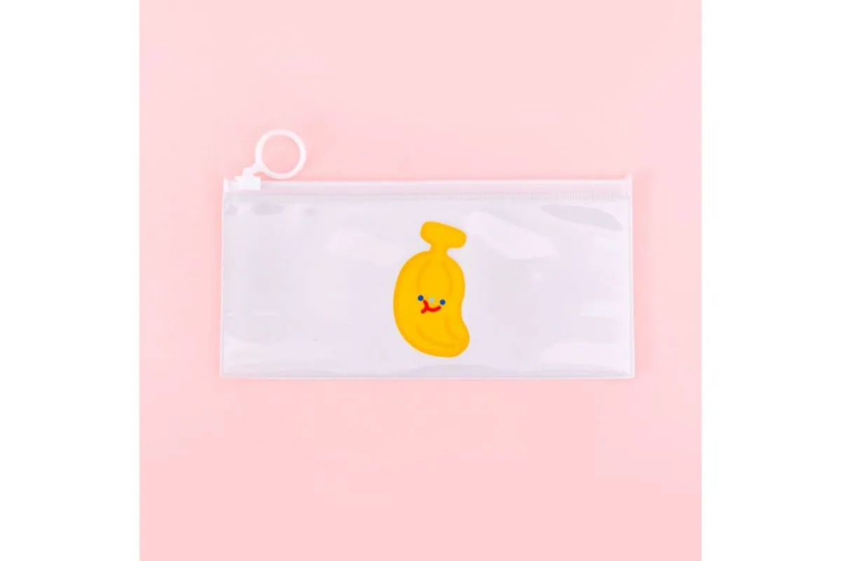 Cute White Ring Zip Case