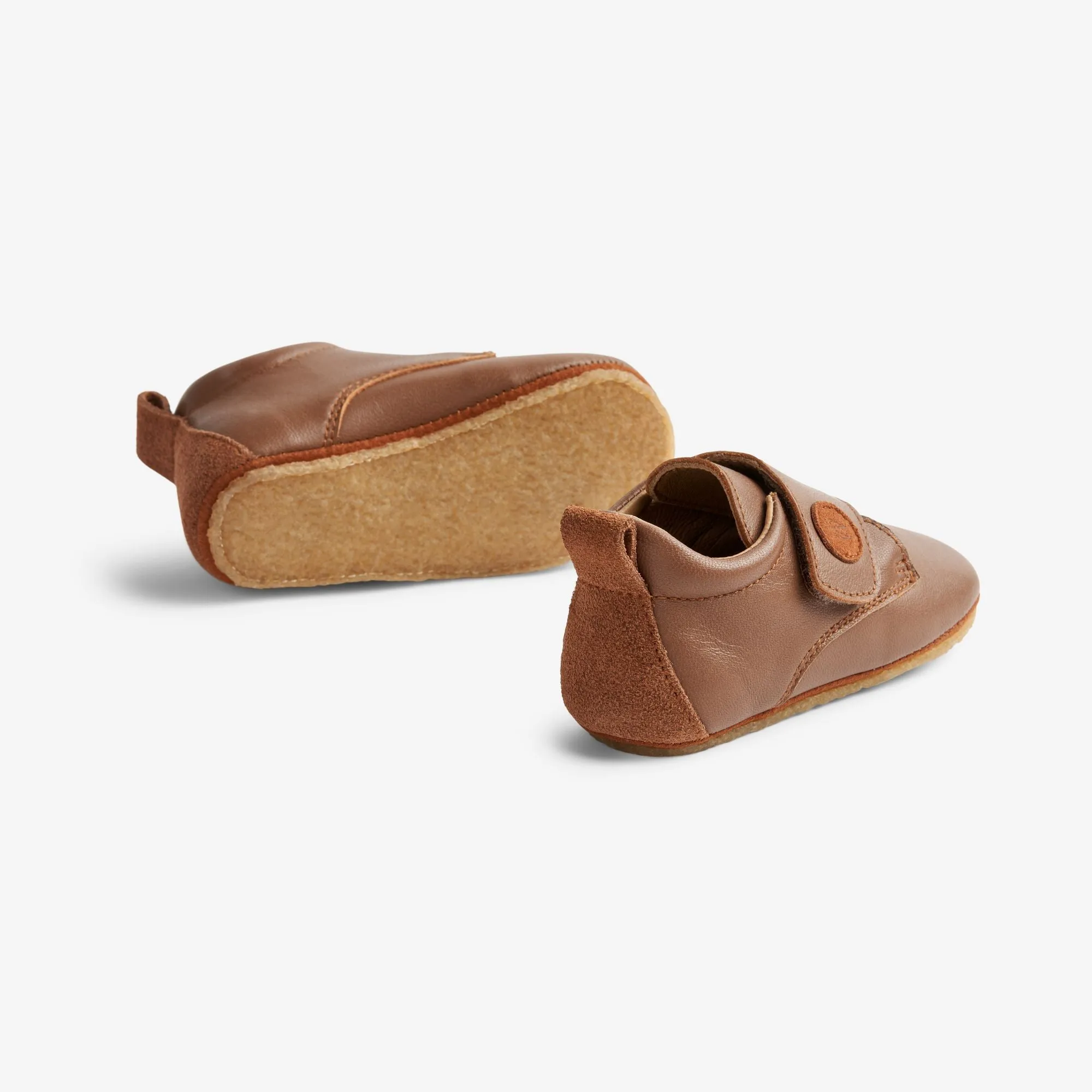 Dakota Leather Home Shoe | Baby - cognac