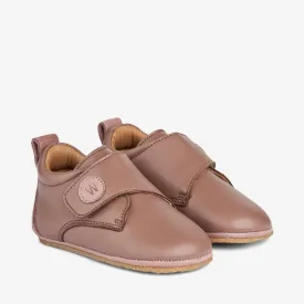 Dakota Leather Indoor Shoe | Baby - dusty rouge