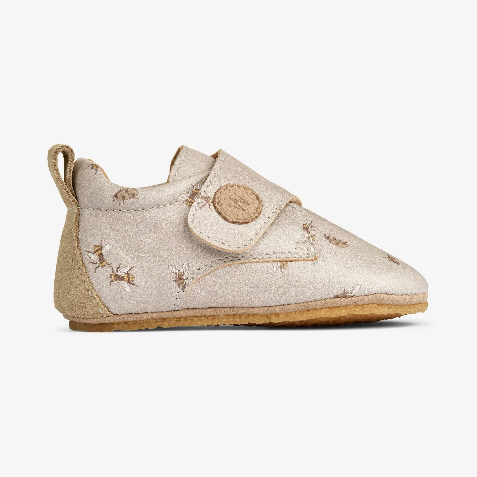 Dakota Print Home Shoe | Baby - gravel bumblebee