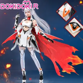 DokiDoki-R Game Honkai Impact 3 Cosplay Kiana Kaslana Costume / Wig Herrscher of Flamescion