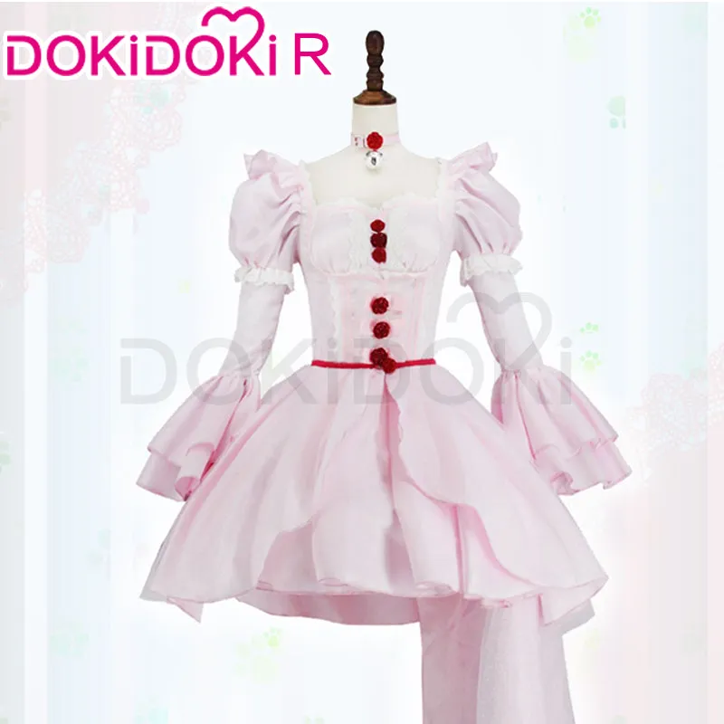 DokiDoki-R Game Nekopara Cosplay Vanilla / Chocola Costume Poster dress