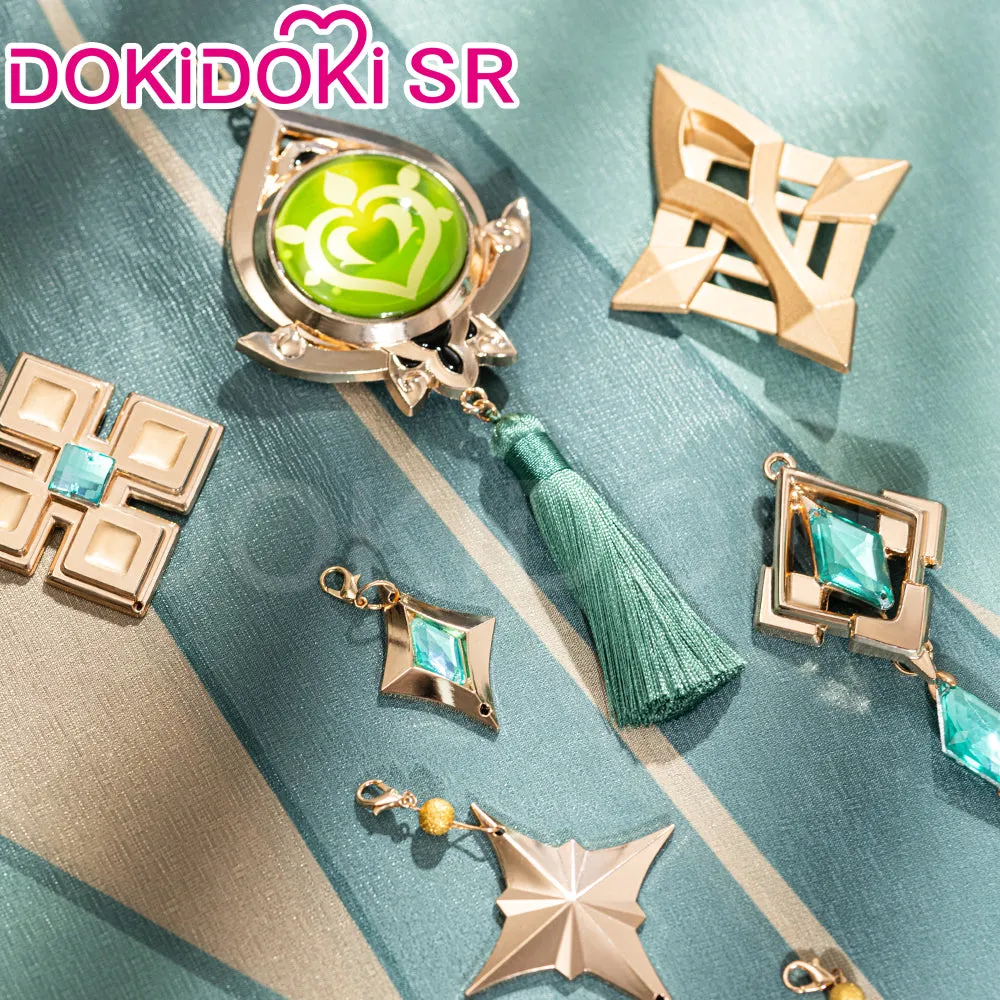 DokiDoki-SR Game Genshin Impact Cosplay Al haitham Costume / Wig the Autumn Equinox Doujin Antiquity