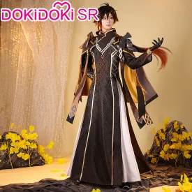 DokiDoki-SR Game Genshin Impact Cosplay Zhongli Rex Lapis Costume Zhong Li