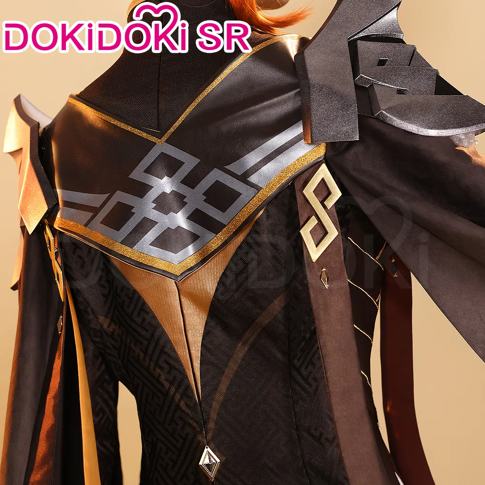 DokiDoki-SR Game Genshin Impact Cosplay Zhongli Rex Lapis Costume Zhong Li