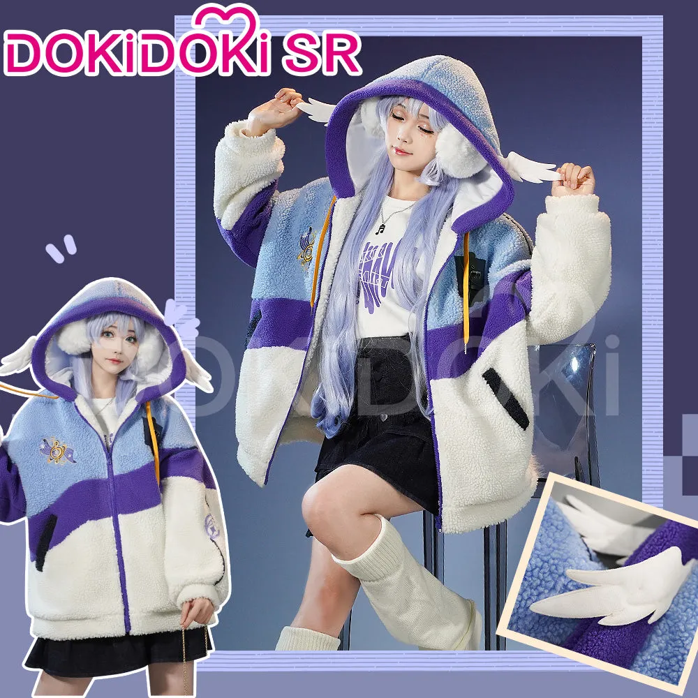 DokiDoki-SR Game Honkai: Star Rail Cosplay Costume Sparkle  / Robin Doujin The Dome of the Stars in Winter Plush Jacket Casual Wear