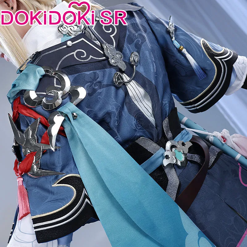 DokiDoki-SR Game Honkai: Star Rail Cosplay Yan Qing Cosplay Costume / Shoes Yanqing