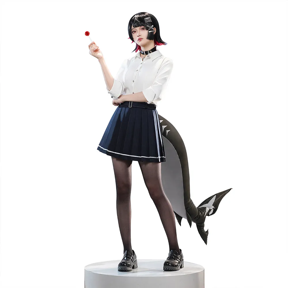 DokiDoki-SR Game Zenless Zone Zero Cosplay Ellen Joe Costume School Uniform Co. Shark