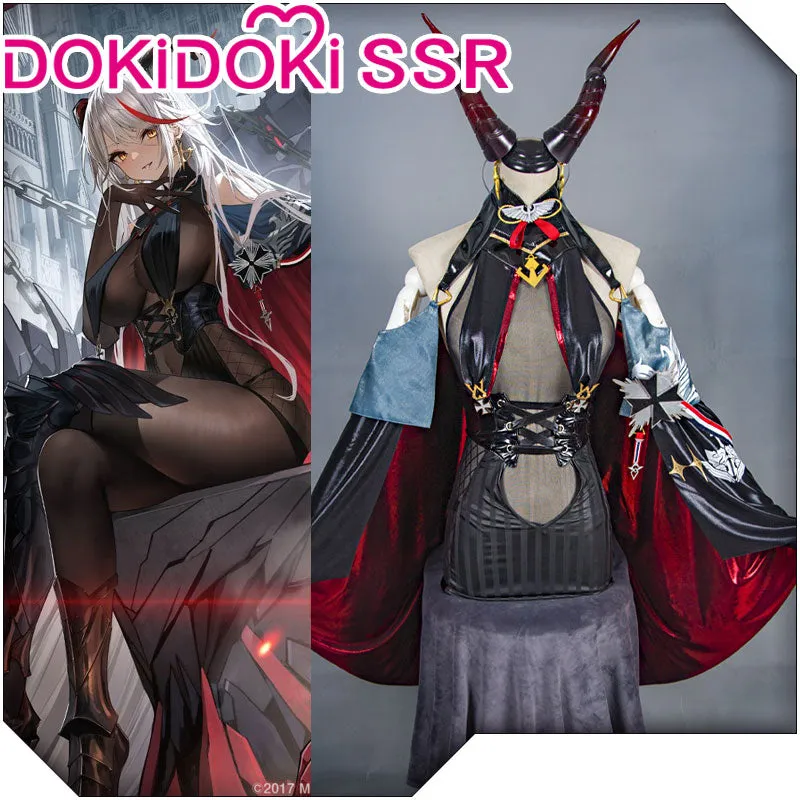 DokiDoki-SSR Game Azur Lane Impact Ägir Cosplay Costume Aegir Women