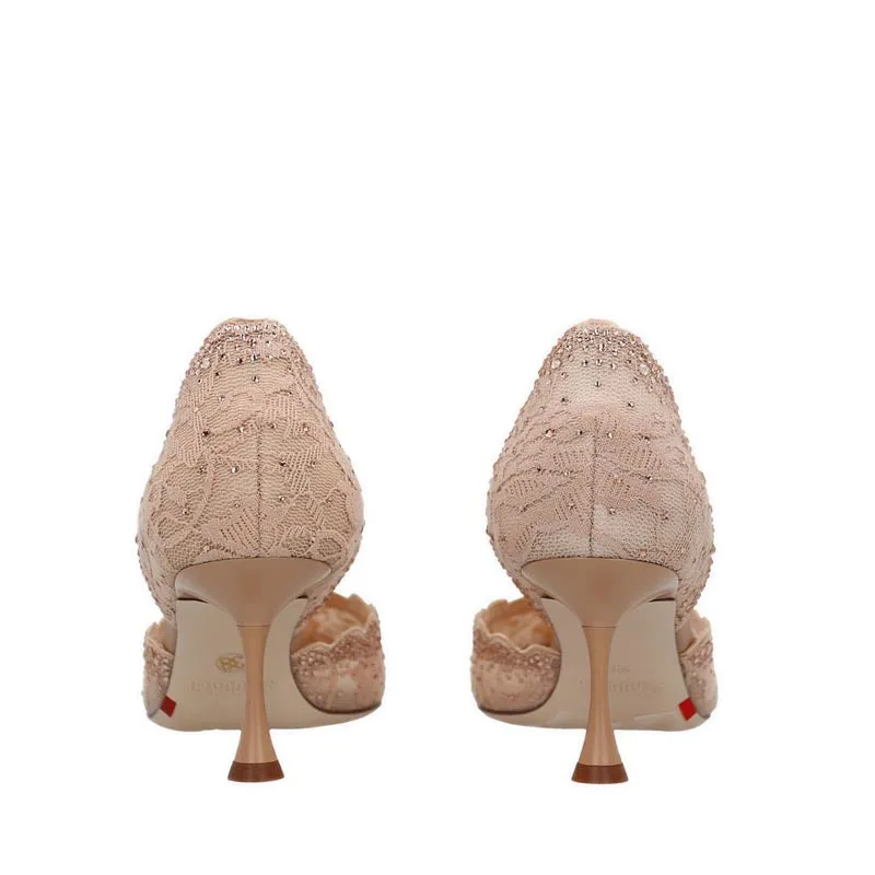 ED374 Women's Heels- Apricot